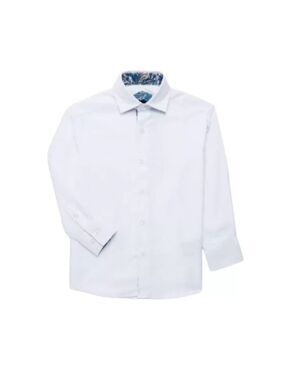 Elie Balleh Little Boy's Jacquard Dress Shirt White Size‎ 4